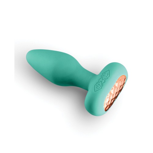 Techno Prism App Controlled Anal Plug Teal