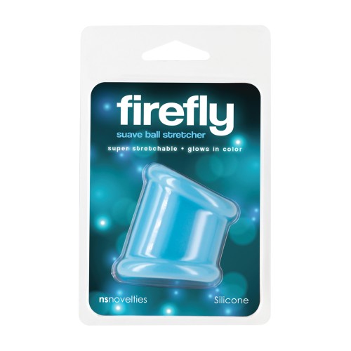 Dildo Firefly Thrill que Brilla en la Oscuridad Pequeño Azul