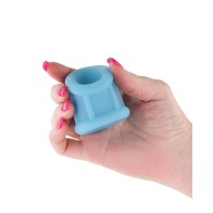 Dildo Firefly Thrill que Brilla en la Oscuridad Pequeño Azul