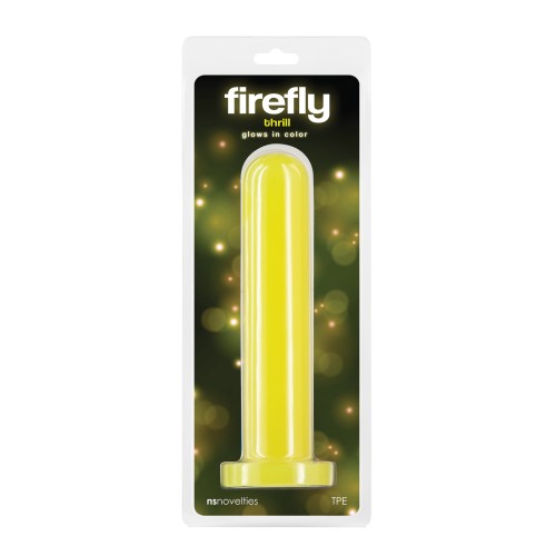 Firefly Thrill Glow in the Dark Dildo Large Yellow