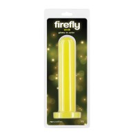 Firefly Thrill Glow in the Dark Dildo Large Yellow