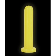 Dildo Firefly Thrill Brilla en la Oscuridad Grande Amarillo