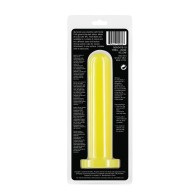 Dildo Firefly Thrill Brilla en la Oscuridad Grande Amarillo