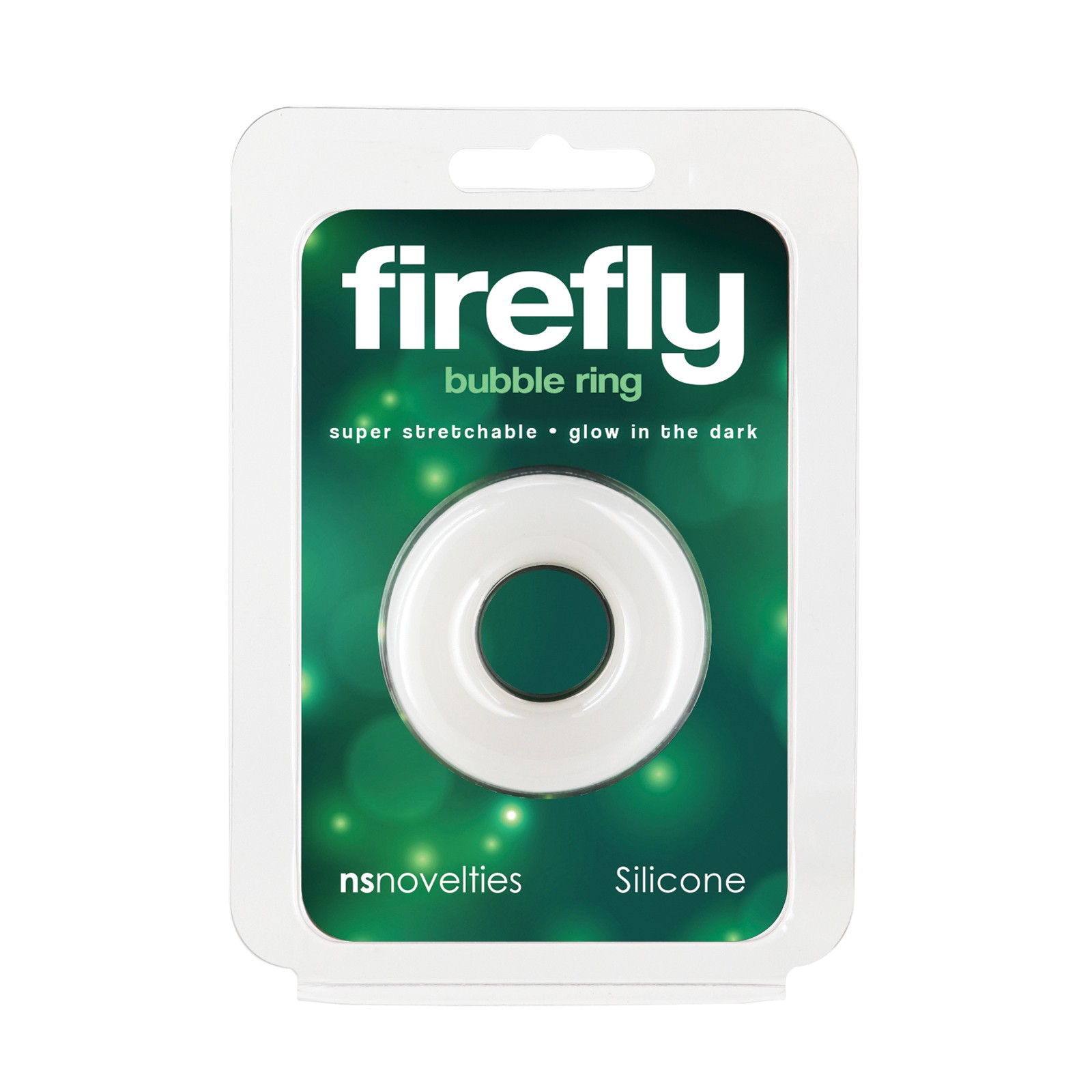 Firefly Glow in the Dark Bubble Cock Ring for Enhanced Pleasure