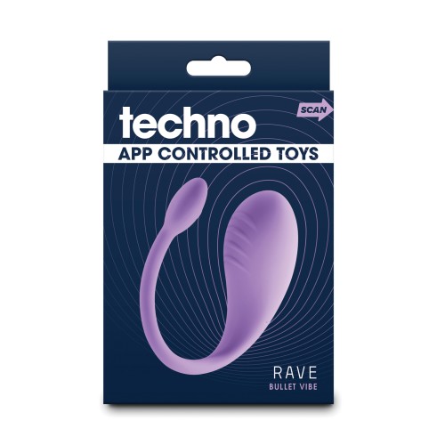 Techno Rave App Controlled Kegel Vibrator Purple