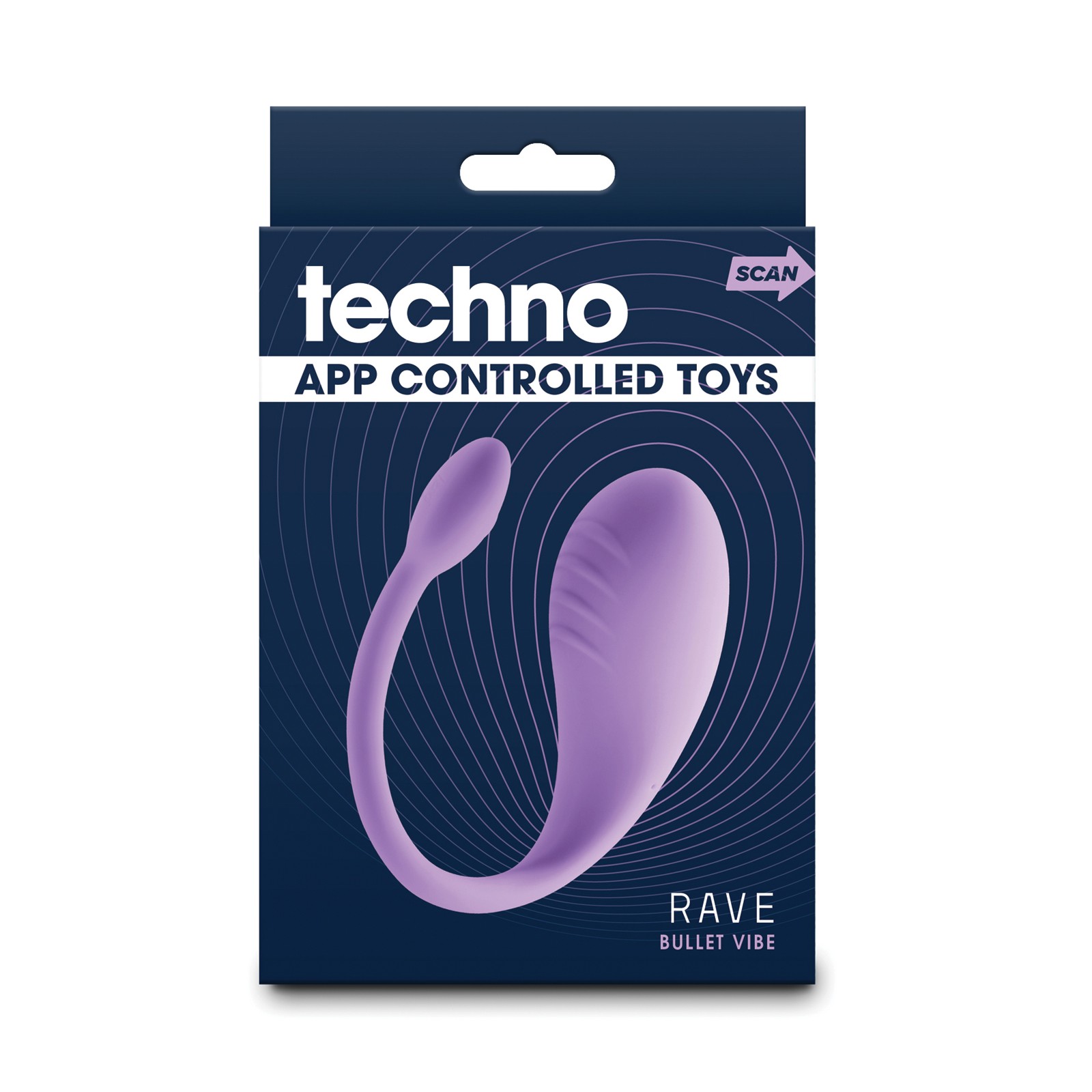 Vibrador Kegel Controlado por App Techno Rave Morado