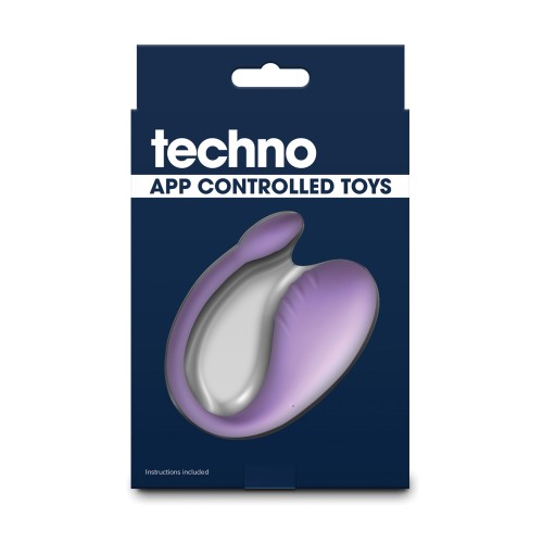 Vibrador Kegel Controlado por App Techno Rave Morado