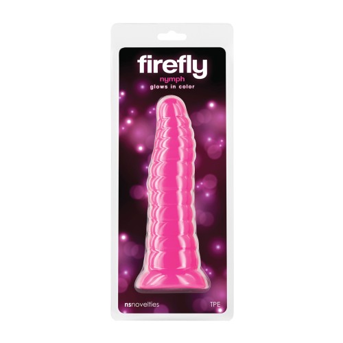 Dildo Firefly Nymph Rosa Brilla en la Oscuridad