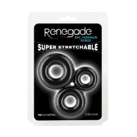 Renegade Fireman Cock Rings Pack of 3