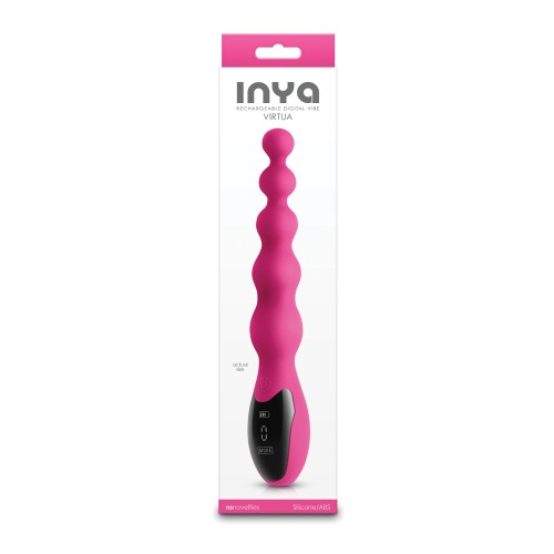 INYA Virtua Digital Beaded Anal Vibrator - Pink