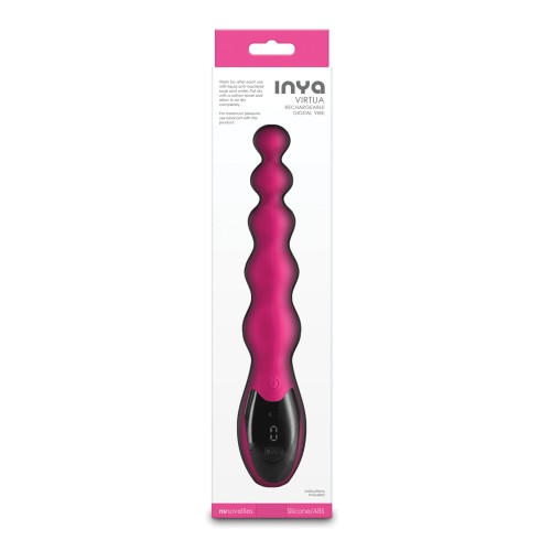 Vibrador Anal Digital con Perlas INYA Virtua - Rosa