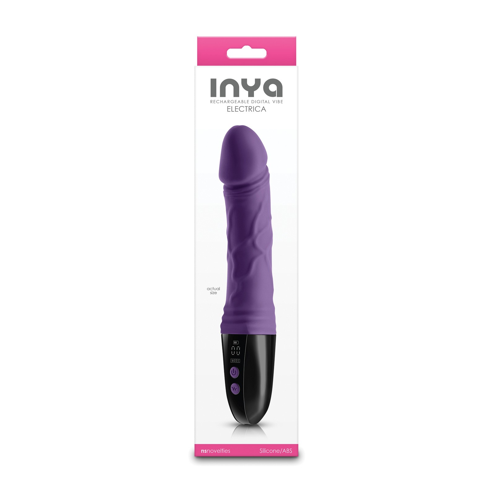 Vibrador Digital Fálico Electrica INYA Púrpura