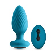 INYA Alpine 2.0 Gyrating Vibrating Anal Plug Remote Teal