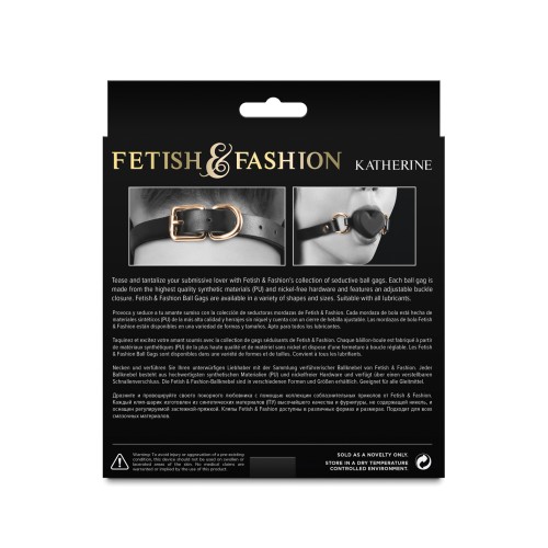 Fetish Fashion Katherine Ball Gag Black