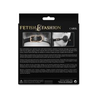 Fetish & Fashion Carol Ball Gag - Black