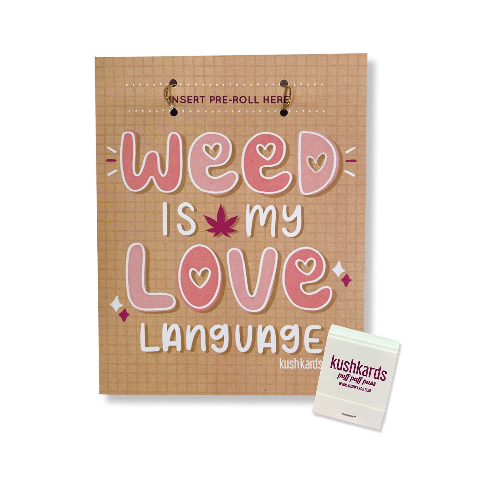 Tarjeta de Felicitación 'Weed Is My Love Language'