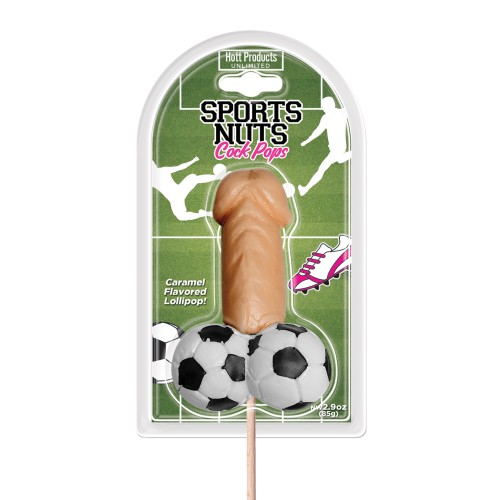 Sports Nuts Cock Pop Soccer Balls - Fun Party Treats