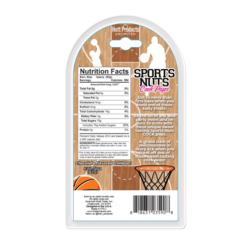 Sports Nuts Cock Pop Basketballs for Party Fun