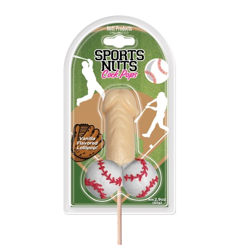 Chupetines Baseball Sports Nuts - Vainilla