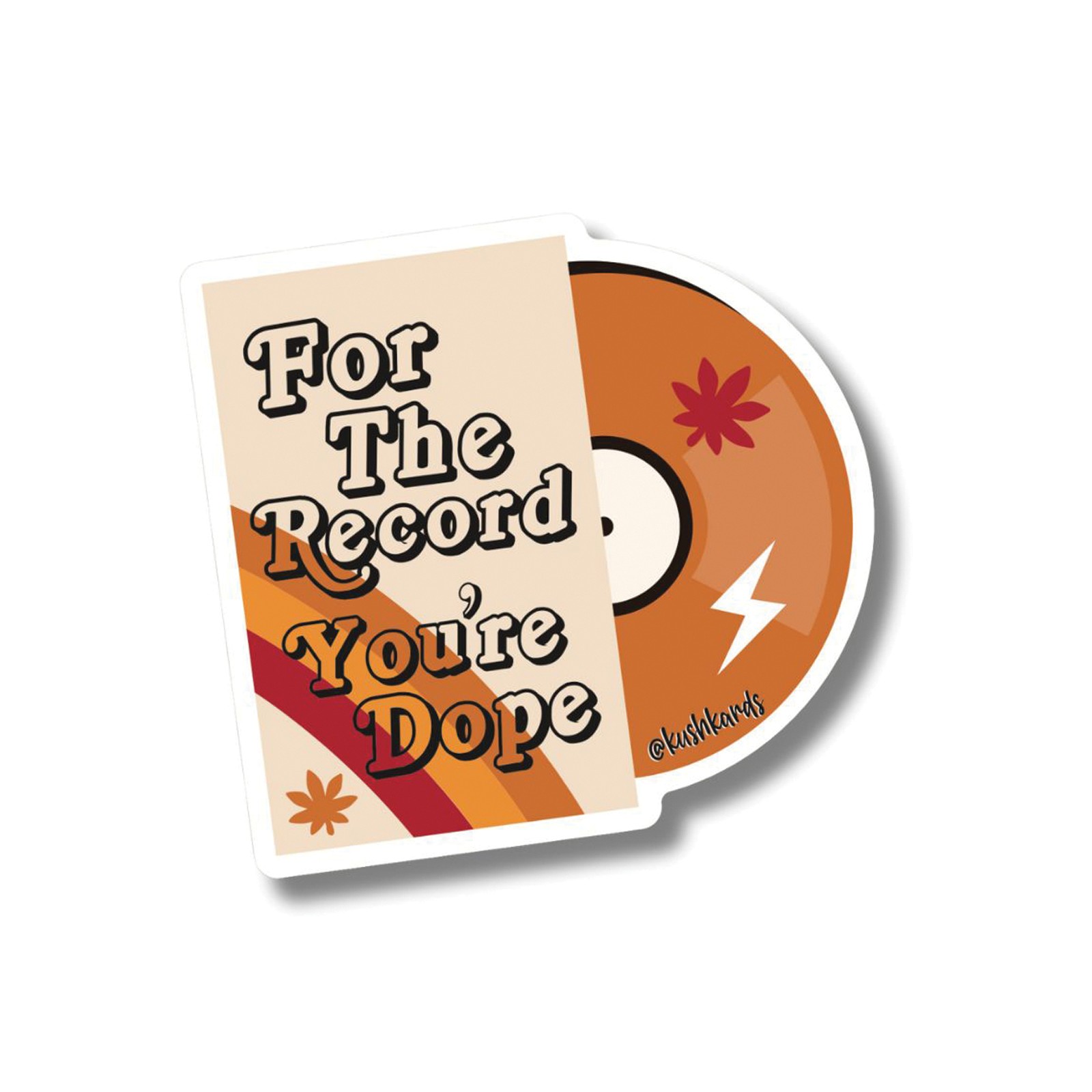 For the Record Sticker Pack of 3