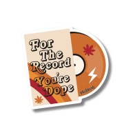 For the Record Sticker Pack of 3