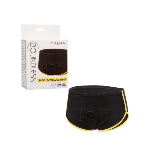 Boundless Black & Yellow Boxer Brief