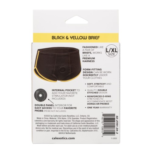 Boundless Black & Yellow Boxer Brief