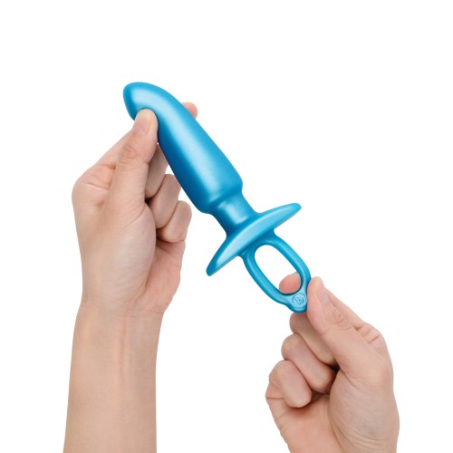 b-Vibe Butties Hither Tapered Prostate Plug Blue