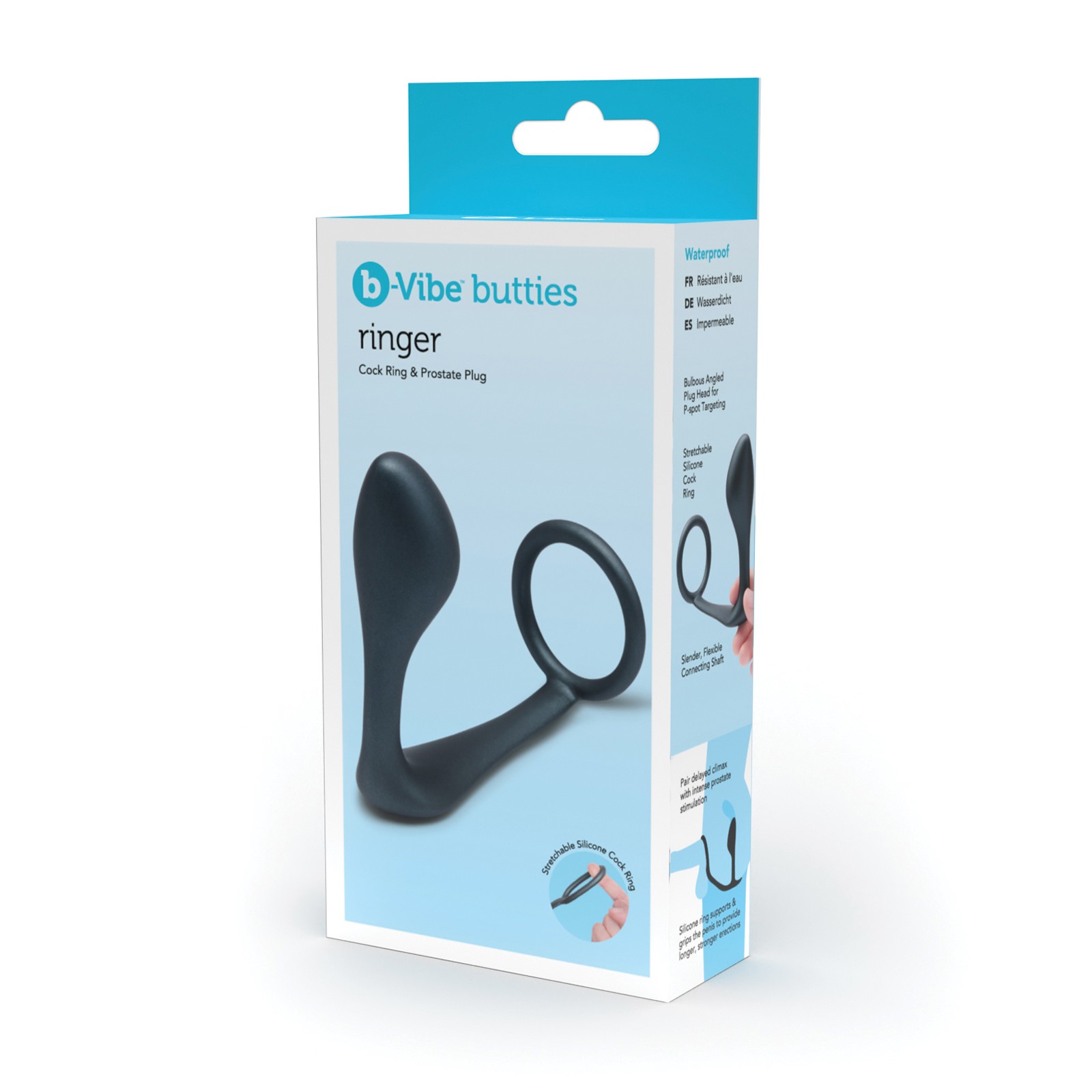 Anillo para el Pene y Plug Prostático b-Vibe