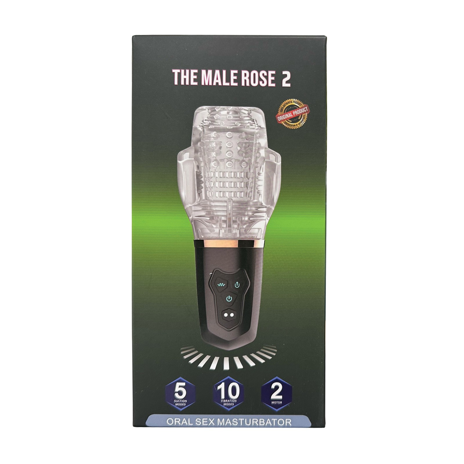 The Male Rose 2 Vibrating Sucking Masturbator