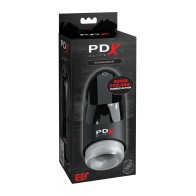 PDX Elite Hydrogasm Vibrating Stroker Frosted Black