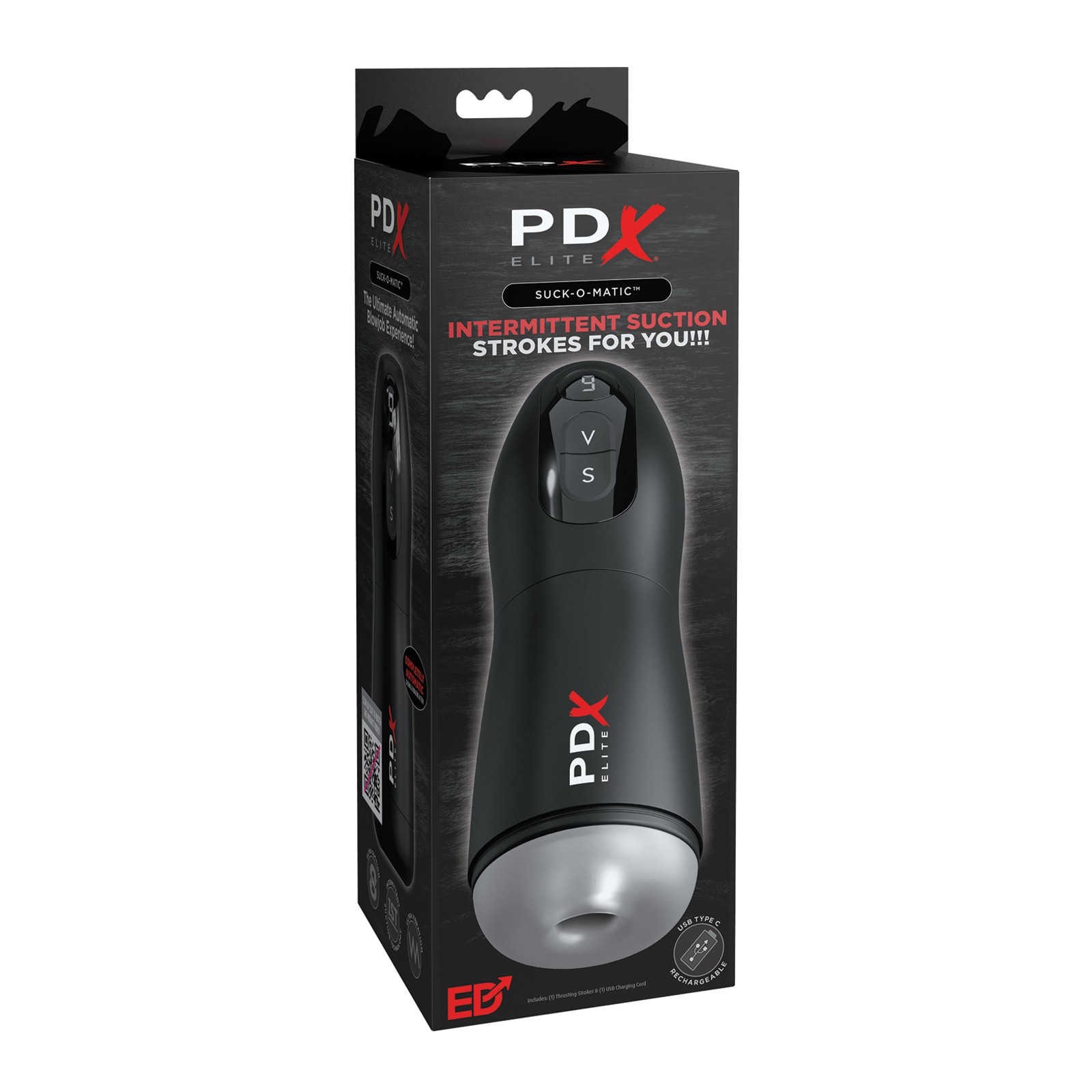 PDX Elite Suck-O-Matic Vibrating Stroker