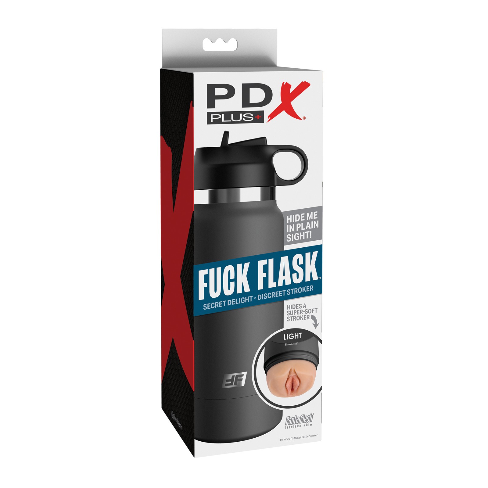 PDX Plus Fuck Flask Estimulador Secreto Claro/Grey