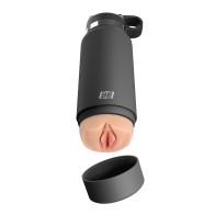 PDX Plus Fuck Flask Secret Delight Stroker Light/Grey