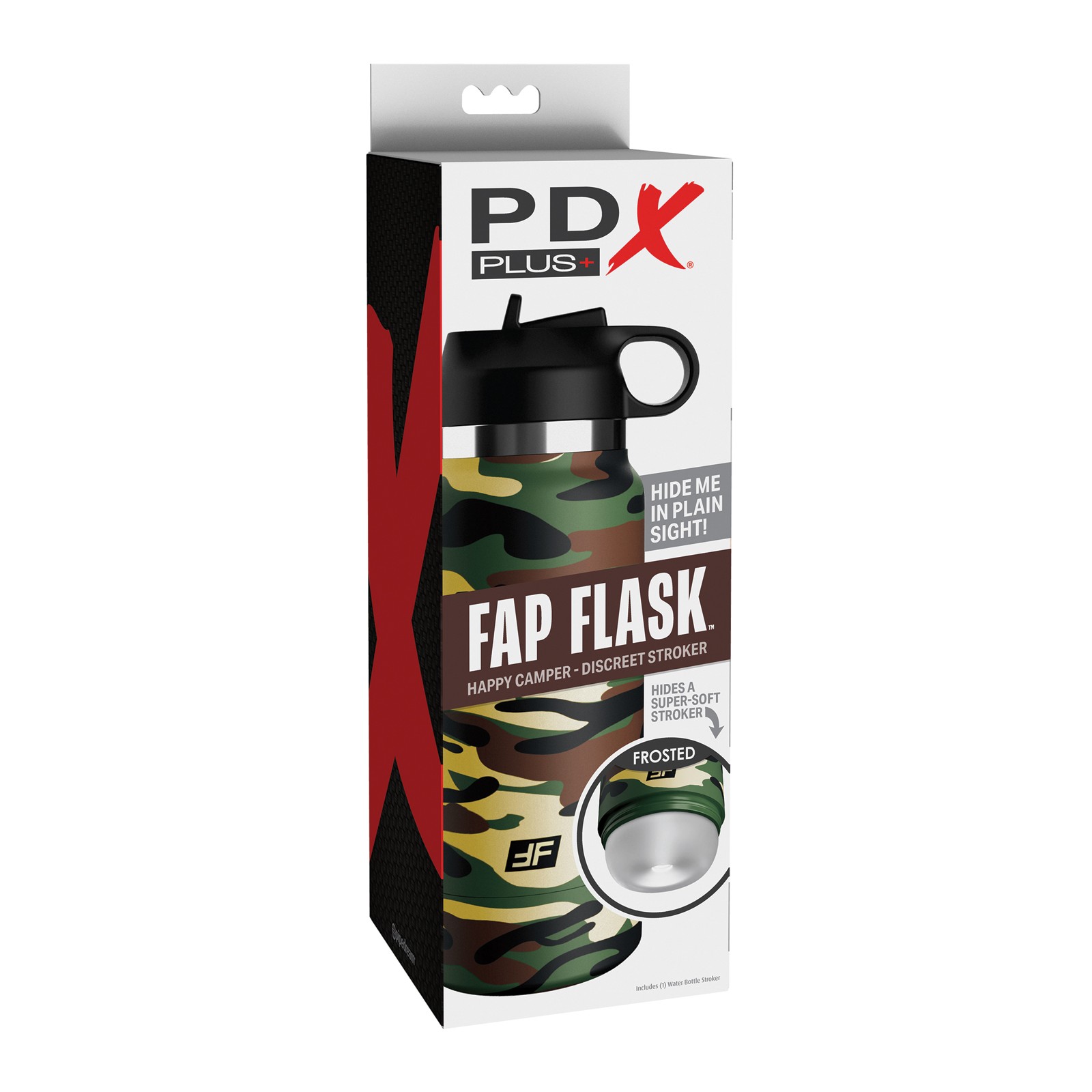 PDX Plus Fap Flask Happy Camper Stroker - Discreet Design