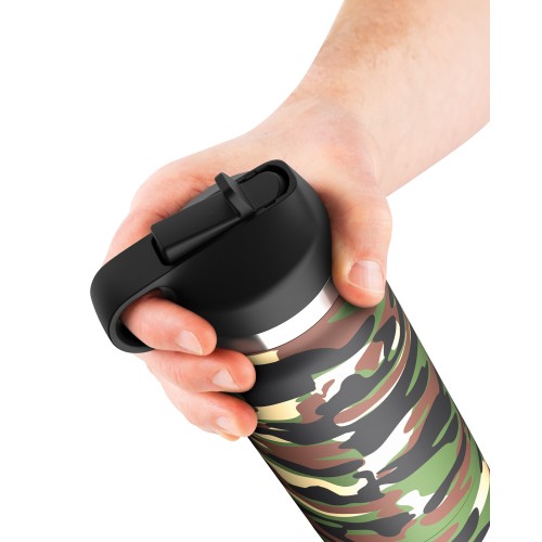 PDX Plus Fap Flask Happy Camper Stroker - Discreet Design