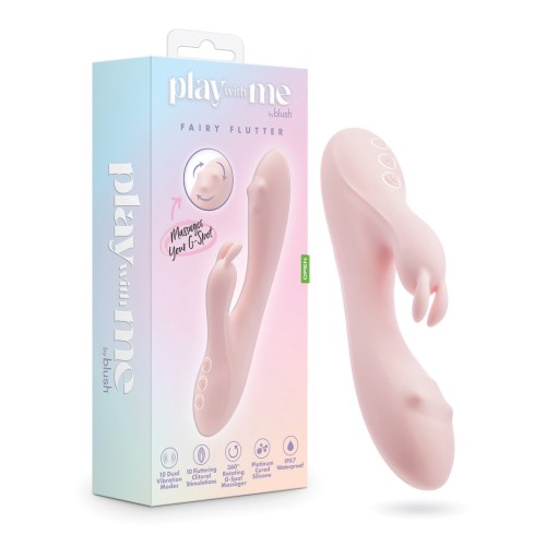 Blush Play With Me Fairy Flutter Rabbit Vibrator Pink