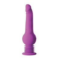 Blush Impressions New York Gyro Quake Dildo Purple