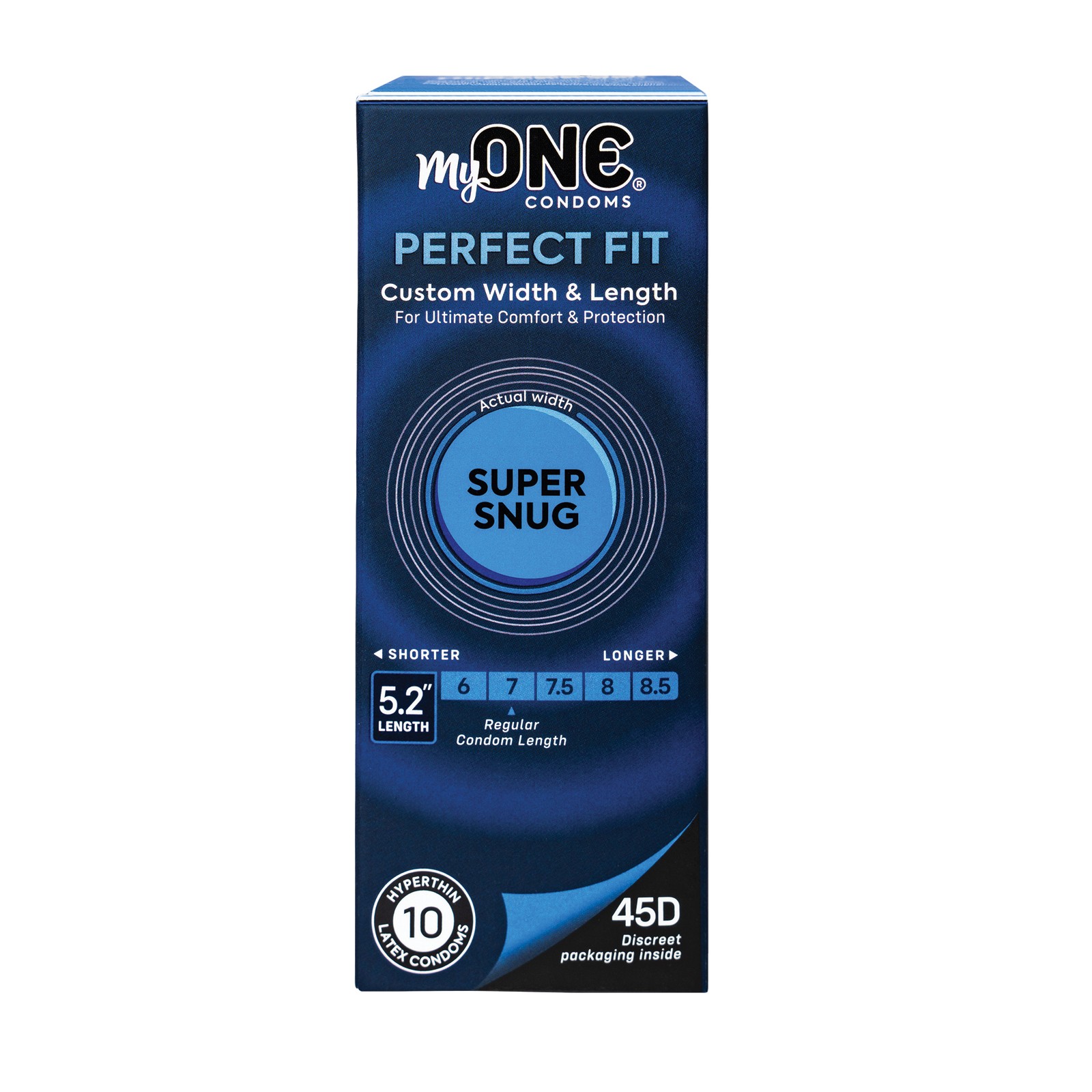 Condones My One Super Snug Paquete de 10