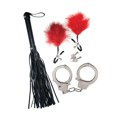 Nasstoys Bondage Kit - Whip & Cuff Set