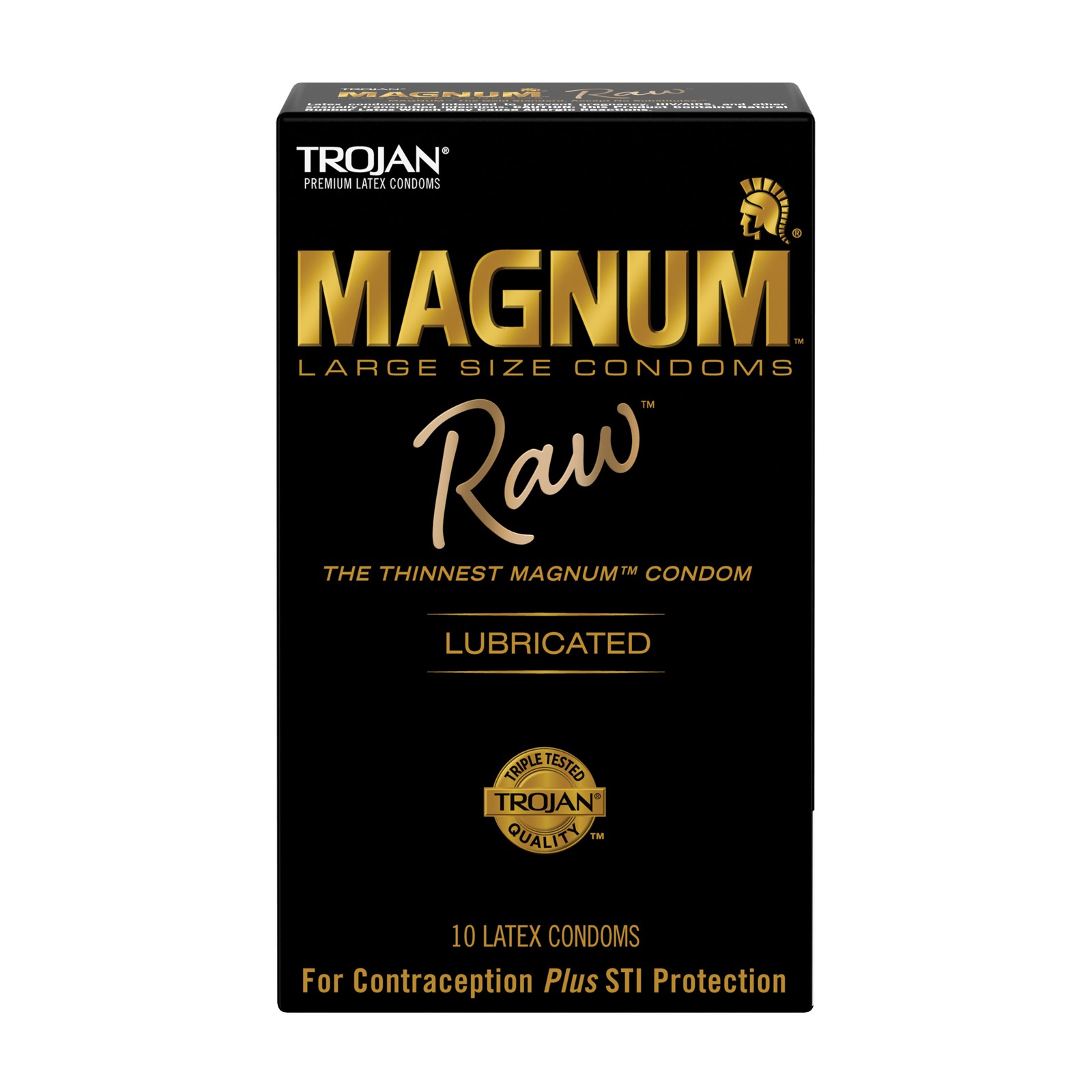 Trojan Magnum Raw Condoms Pack of 10