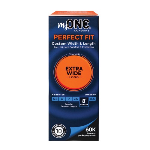 MyONE Custom Fit Extra Wide Long Condoms - Perfect Fit