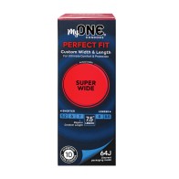 Condones MyONE Super Wide Paquete de Ajuste Personalizado