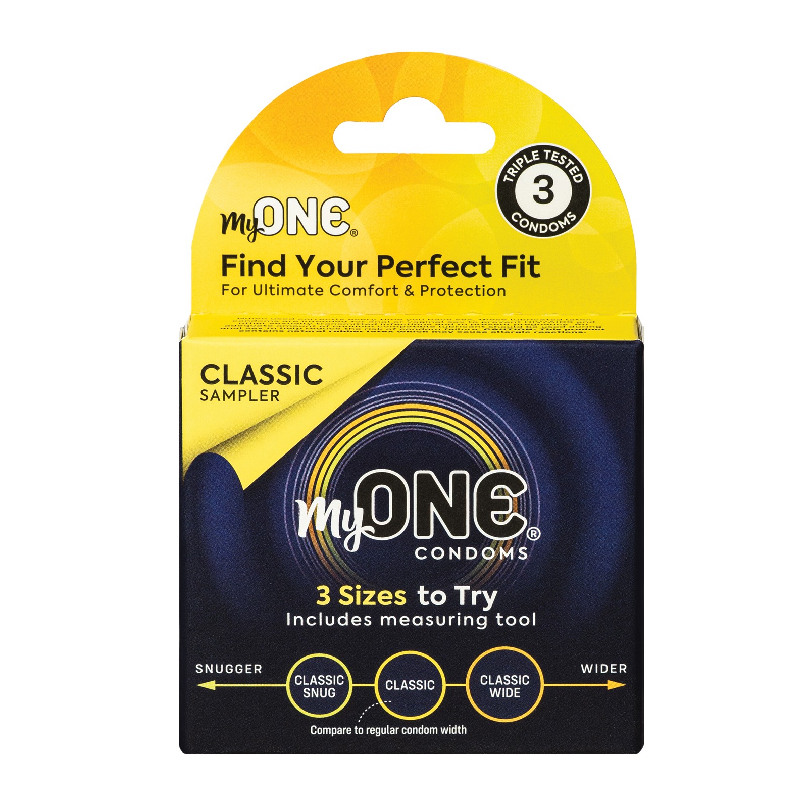 MyONE Classic Sampler Condoms Pack of 3