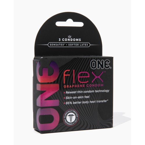 Shop One Flex Ultra-Thin Condoms - Pack of 3