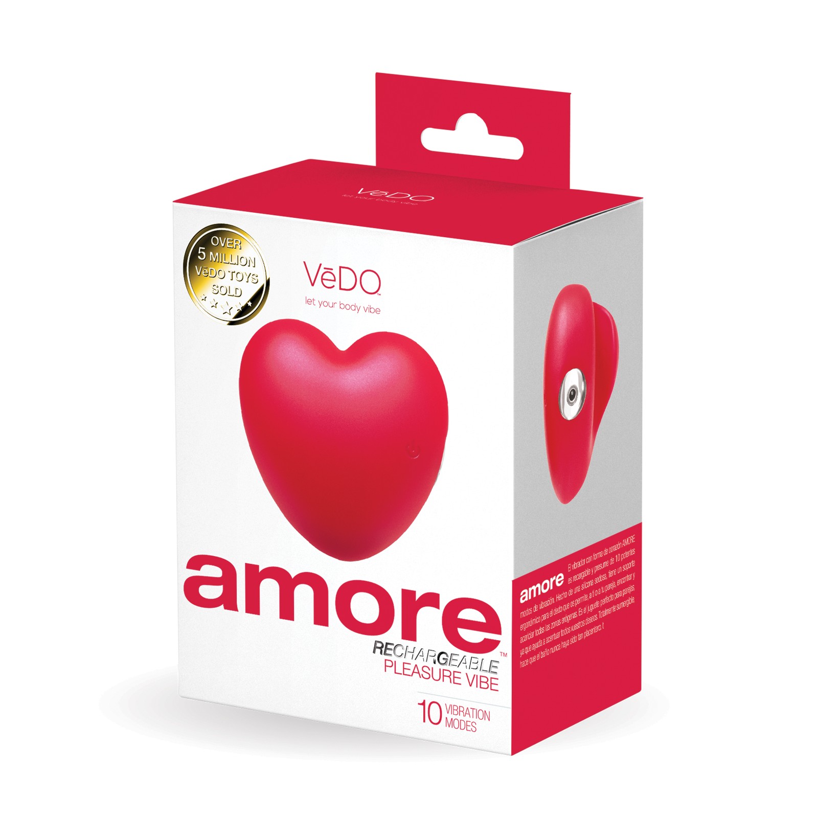 Vibrador Recargable VeDo Amore