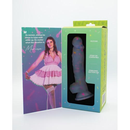 Cock-A-Palooza Fun Confetti Silicone Dildo