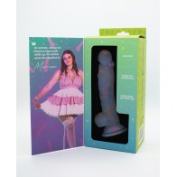 Cock-A-Palooza Fun Confetti Silicone Dildo