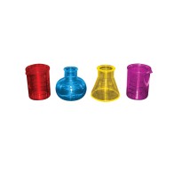 Juego de Vasos de Química - Esenciales para Fiesta