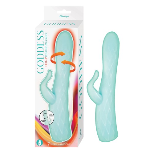 Goddess Heat Up Rotating Vibrator Aqua